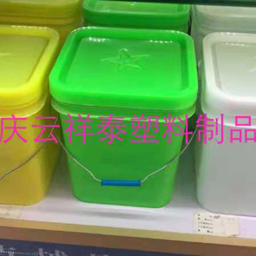 20公斤化肥塑料桶，多種顏色可供廠家挑選20升方形塑料桶